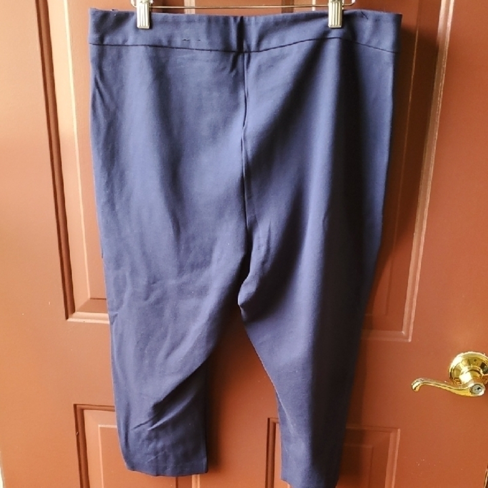 Torrid Blue and White Capris with Nautical Style - Picture 10 of 12